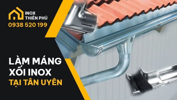 Máng xối inox là loại máng dẫn nước mưa từ mái nhà xuống hệ thống thoát nước