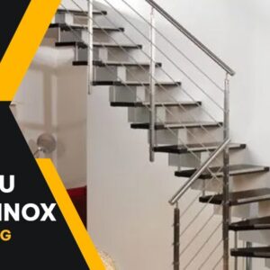 Làm cầu thang Inox Dầu Tiếng tư vấn theo thiết kế ngôi nhà