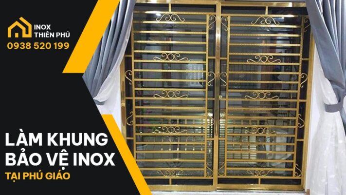 Lắp đặt khung bảo vệ cho cửa sổ tại Phú Giáo